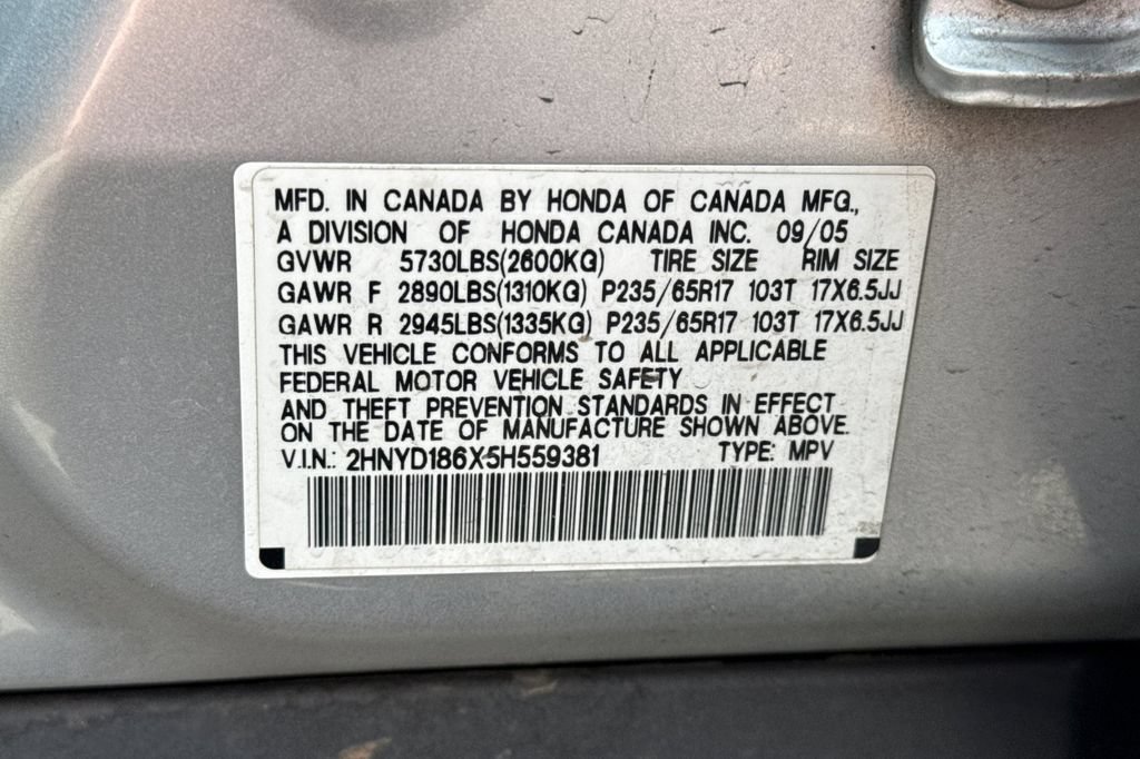 Used 2005 Acura MDX Touring AWD/4WD image 31