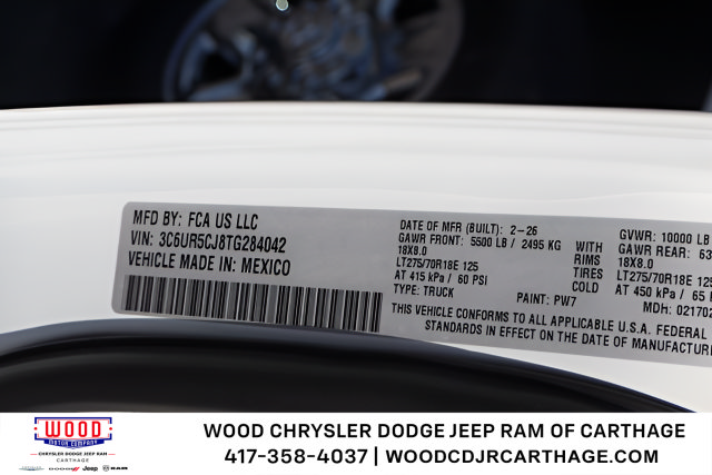 New 2026 RAM 2500 Tradesman AWD/4WD image 17