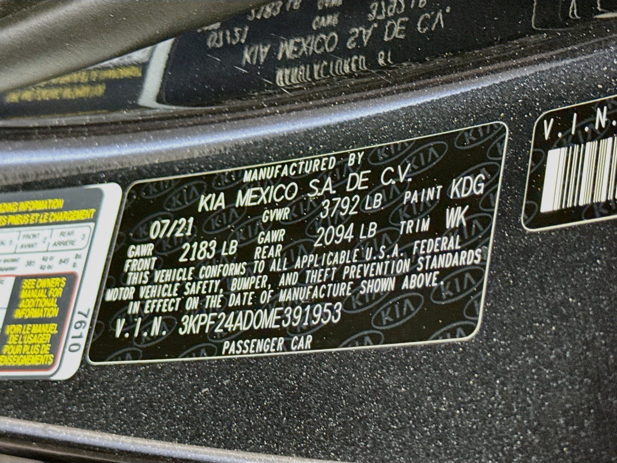Used 2021 Kia Forte LXS FWD image 39