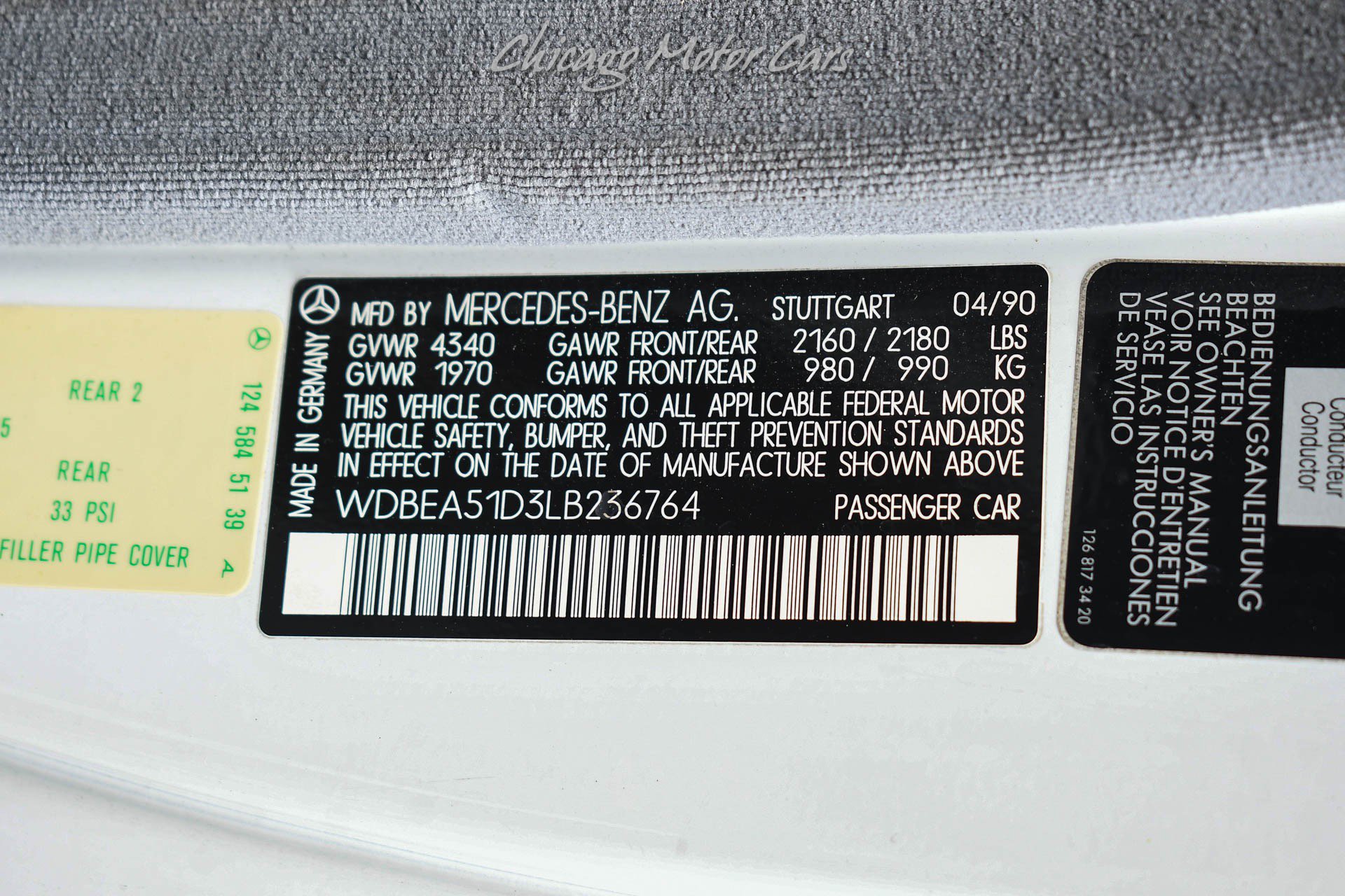 Used 1990 Mercedes-Benz 300 CE Coupe image 47