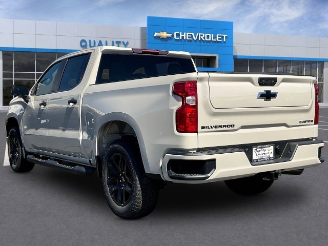 New 2026 Chevrolet Silverado 1500 Custom w/ Turbomax Blackout Package RWD image 3