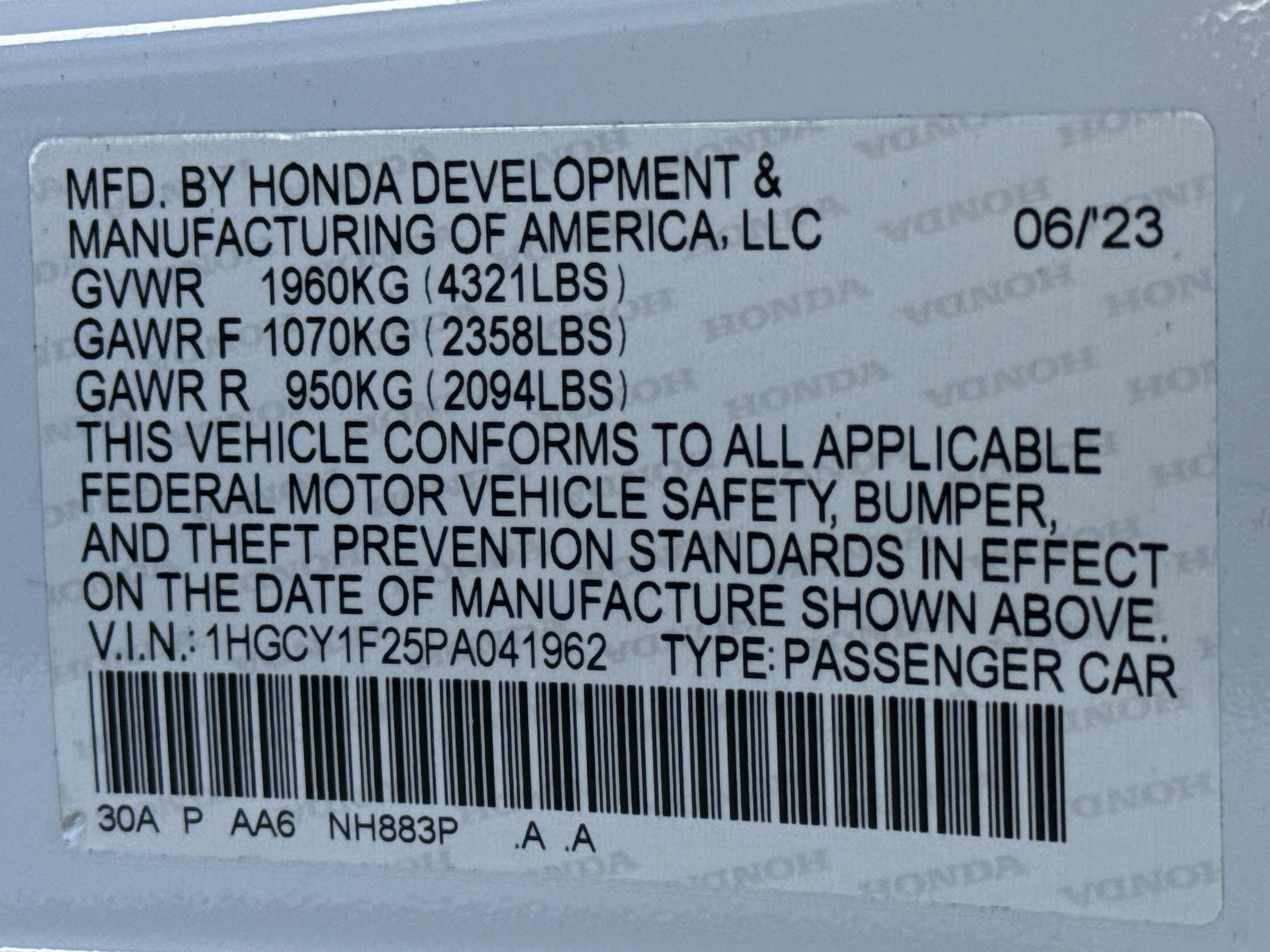 Used 2023 Honda Accord LX image 33