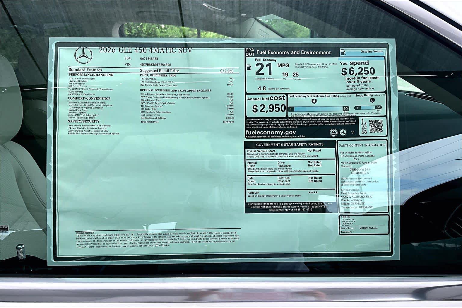 New 2026 Mercedes-Benz GLE 450 4MATIC image 22