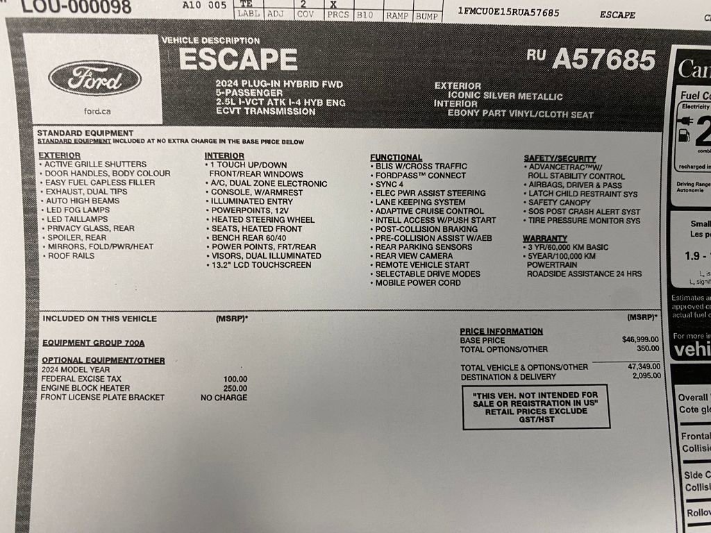 Used 2024 Ford Escape SE image 33