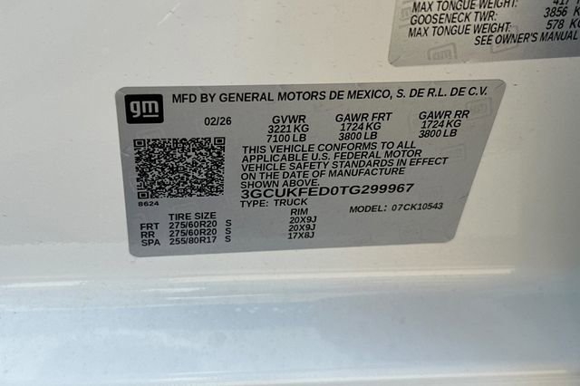 New 2026 Chevrolet Silverado 1500 LT Trail Boss w/ Safety Package AWD/4WD image 38