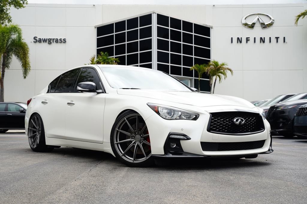 Used 2023 INFINITI Q50 Red Sport 400 RWD image 1