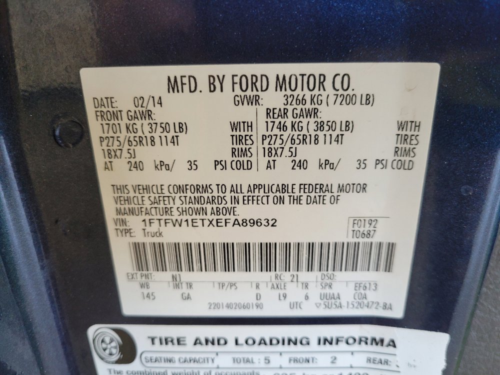 Used 2014 Ford F150 XLT w/ Equipment Group 302A Luxury AWD/4WD image 33