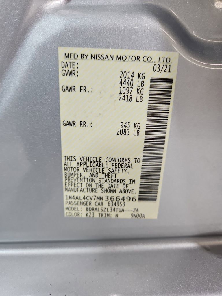 Used 2021 Nissan Altima 2.0 SR image 30