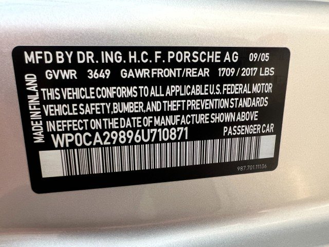Used 2006 Porsche Boxster RWD image 29