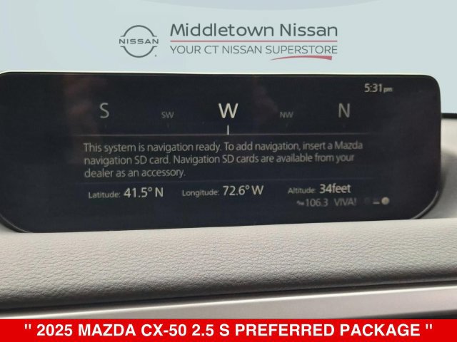 Used 2025 MAZDA CX-50 AWD 2.5 S w/ Weather Package image 23
