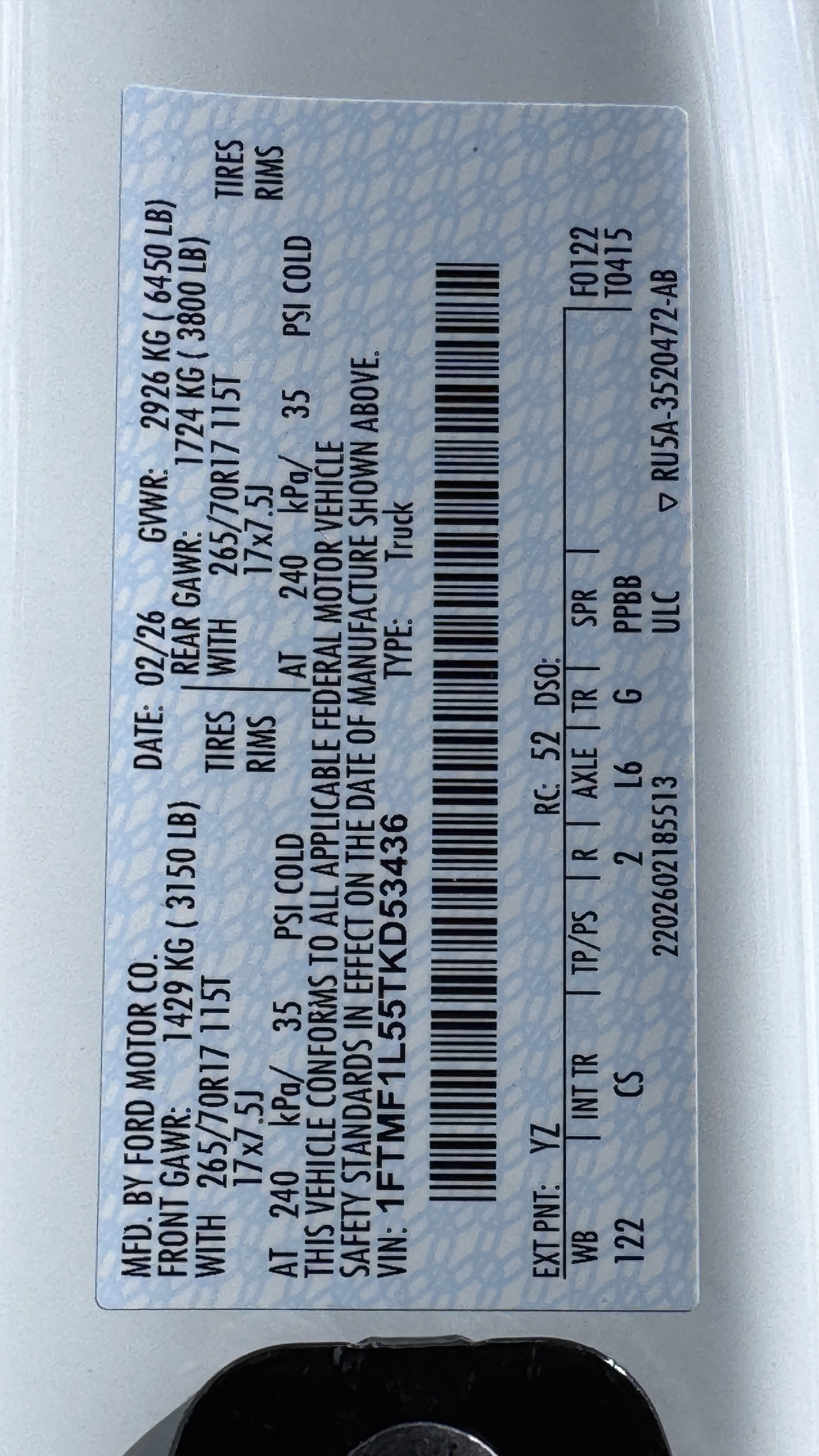 New 2026 Ford F150 XL w/ Equipment Group 103A High image 13