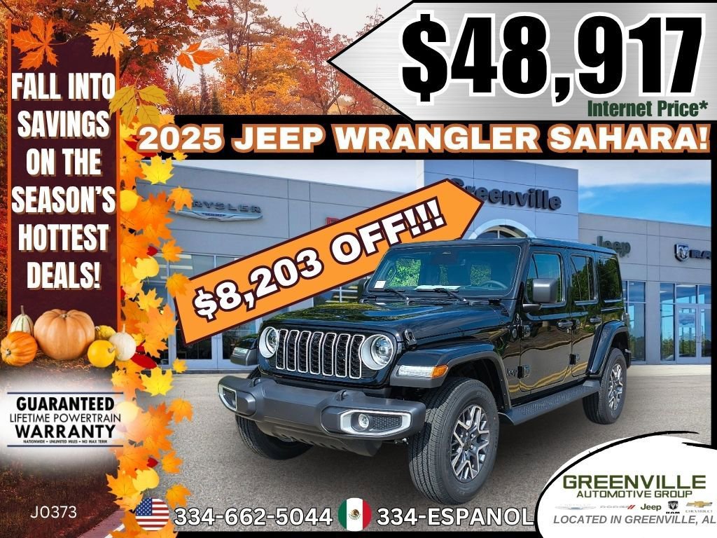 New 2025 Jeep Wrangler Sahara