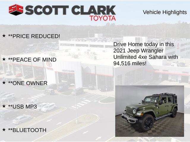 Used 2021 Jeep Wrangler Unlimited Sahara w/ Cold Weather Group AWD/4WD image 8