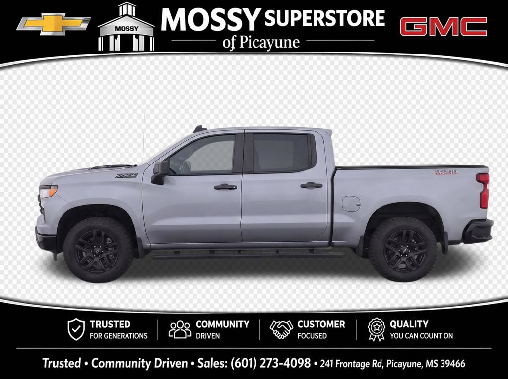 Used 2023 Chevrolet Silverado 1500 Custom Trail Boss w/ LPO, Dark Essentials Package AWD/4WD image 8