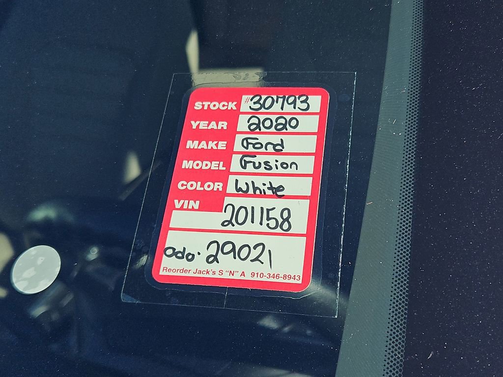 Used 2020 Ford Fusion S image 10