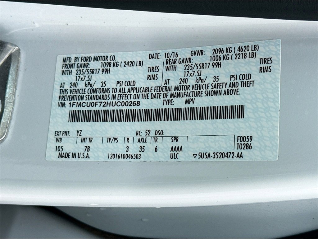 Used 2017 Ford Escape S image 29