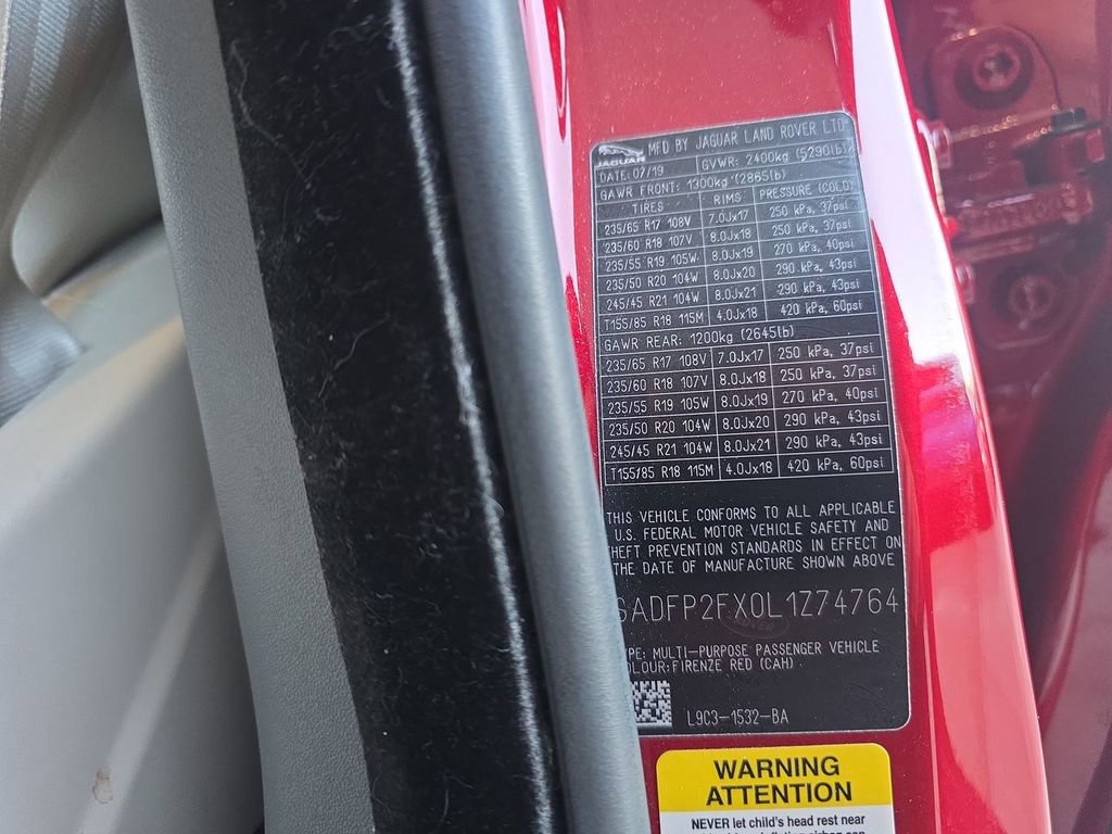 Used 2020 Jaguar E-PACE SE image 35