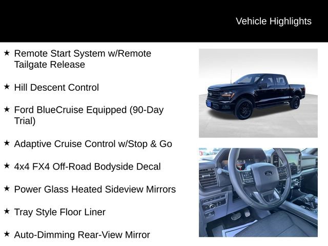 Certified 2024 Ford F150 XLT w/ Equipment Group 302A MID image 15