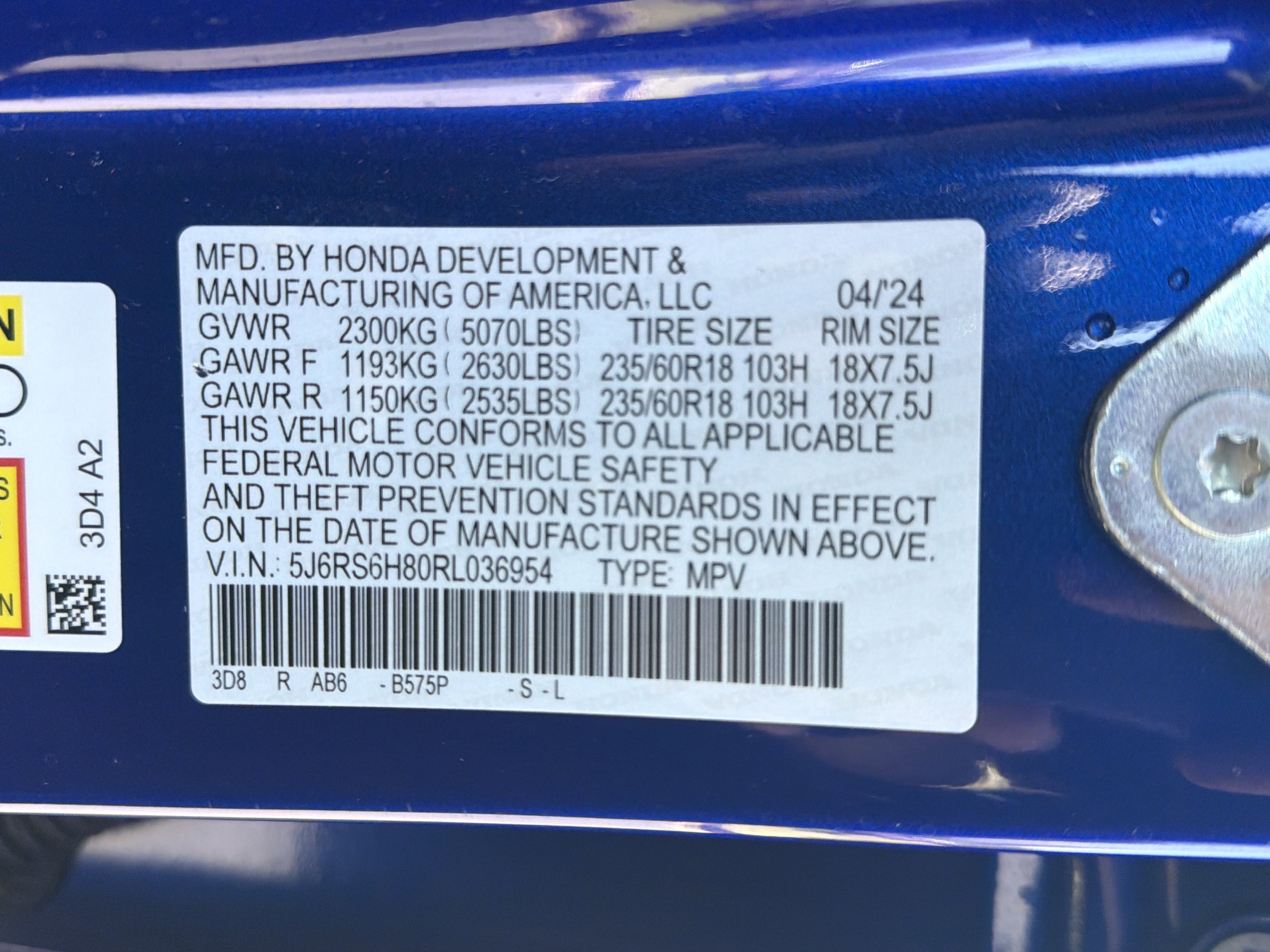 Certified 2024 Honda CR-V Sport-L image 36