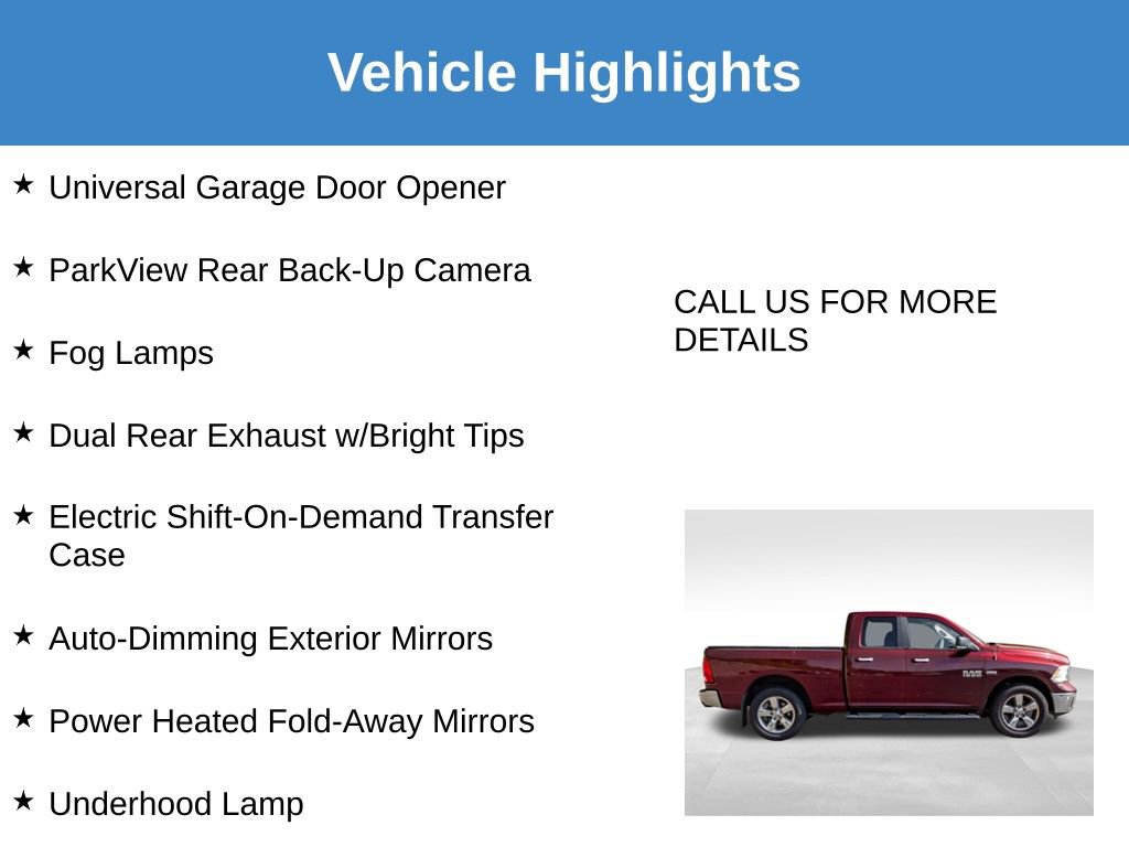 Used 2016 RAM 1500 Big Horn AWD/4WD image 18