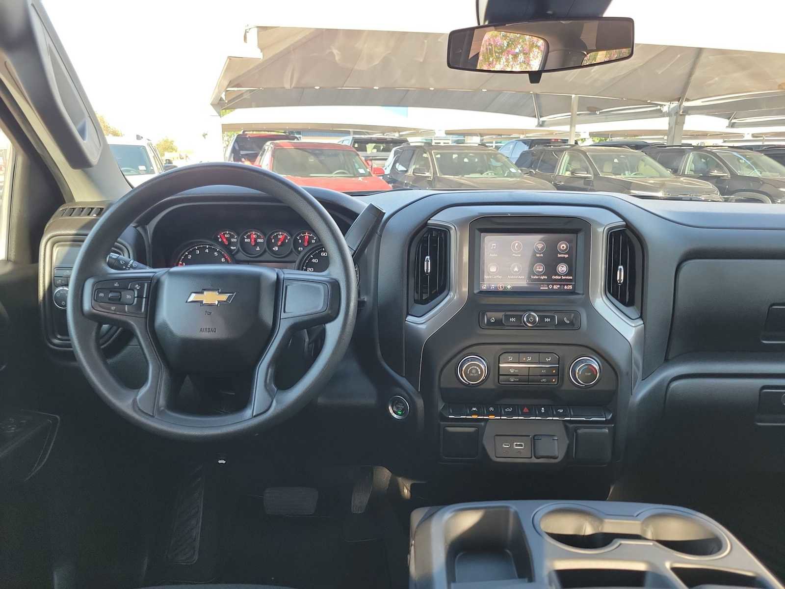 Used 2025 Chevrolet Silverado 1500 Custom w/ LPO, Dark Essentials Package RWD image 14