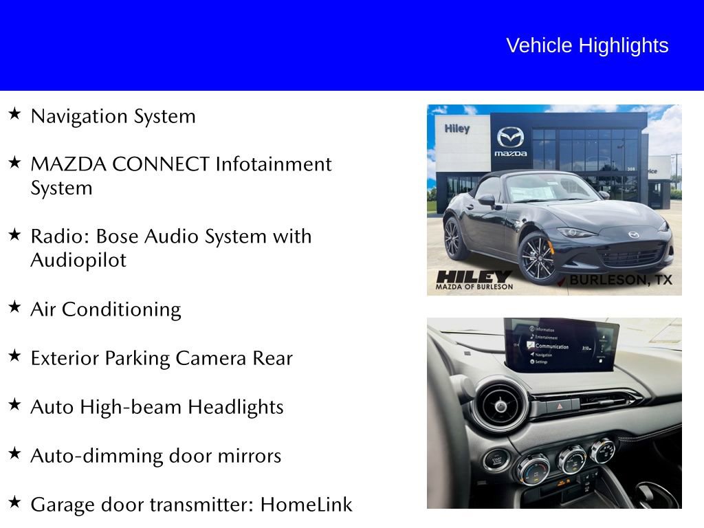 New 2026 MAZDA MX-5 Miata Grand Touring image 9