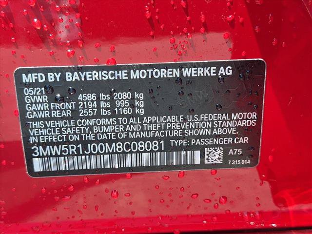 Used 2021 BMW 330i Sedan w/ Premium Package RWD image 25
