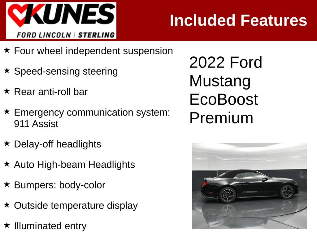 Used 2022 Ford Mustang Premium RWD image 3