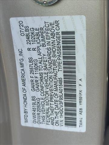 Used 2020 Honda Accord Touring image 29