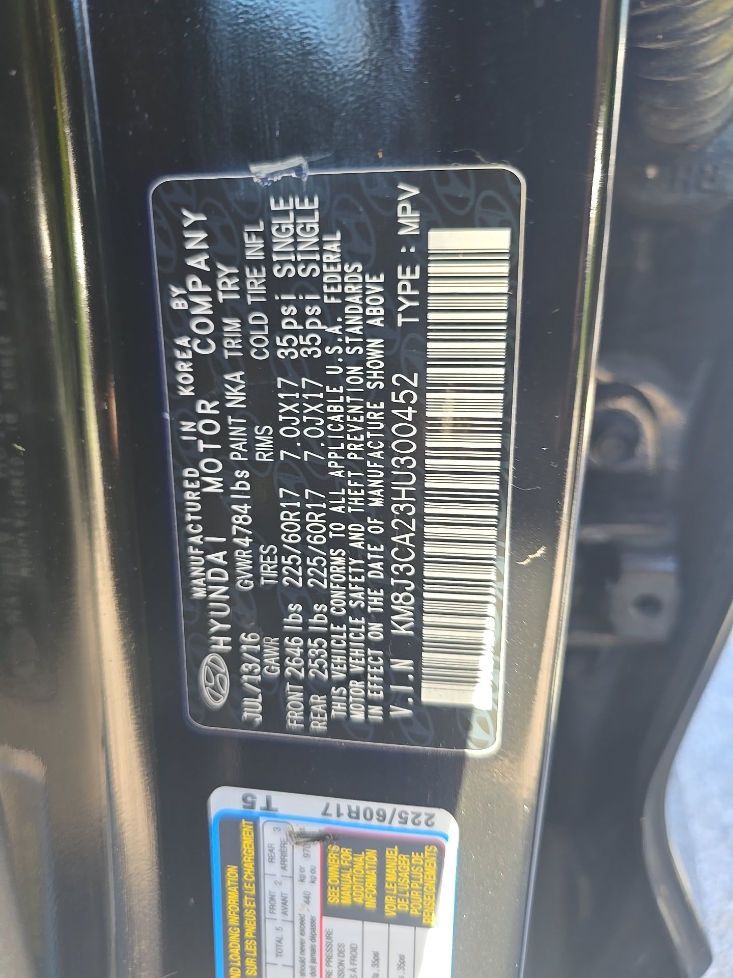 Used 2017 Hyundai Tucson Eco AWD/4WD image 16