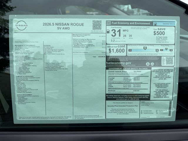 New 2026 Nissan Rogue SV AWD/4WD image 28