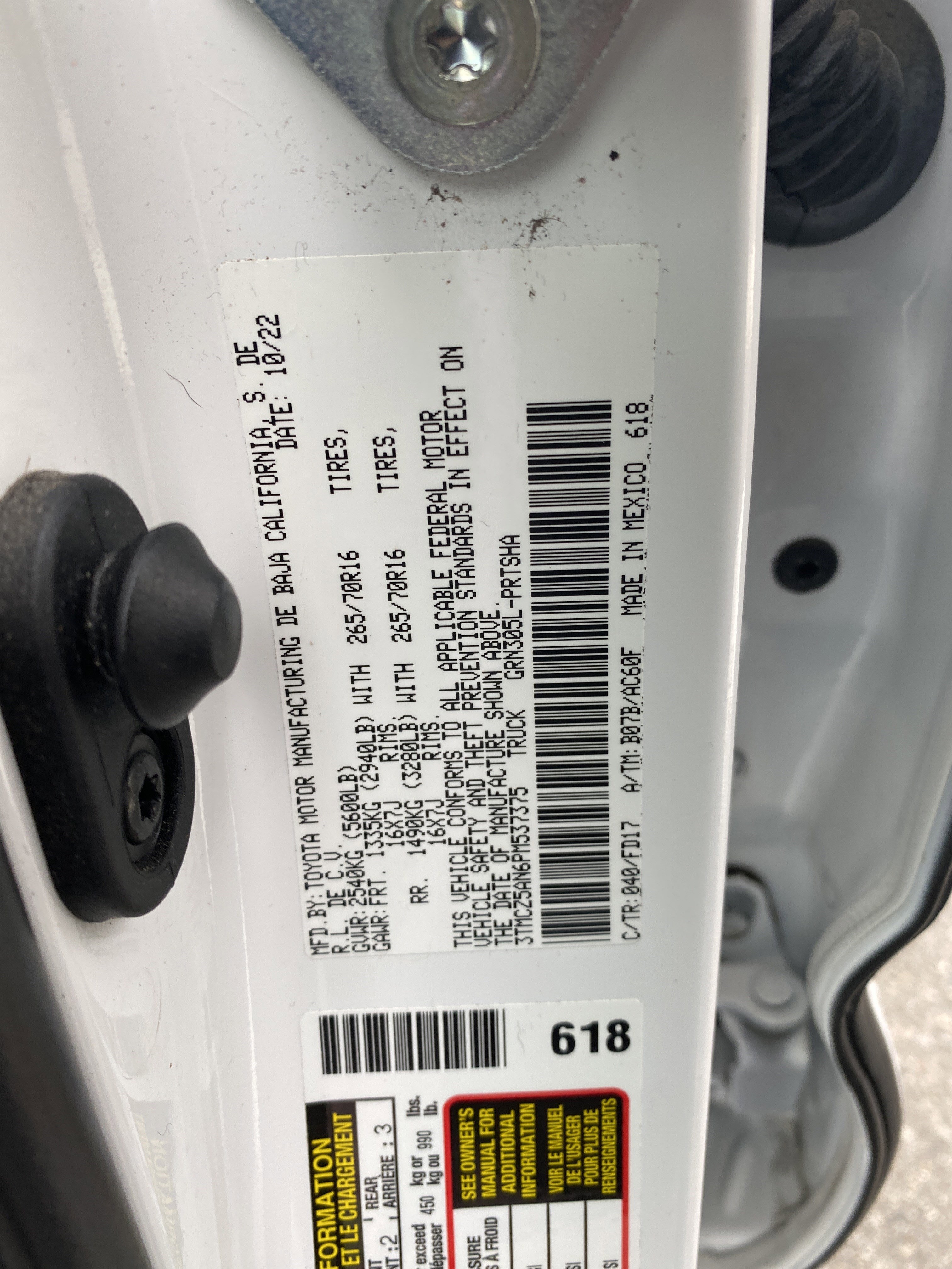 Used 2023 Toyota Tacoma TRD Off-Road image 26