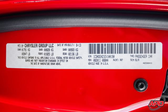 Used 2014 SRT Viper SRT-10 w/ Grand Touring Package RWD image 83