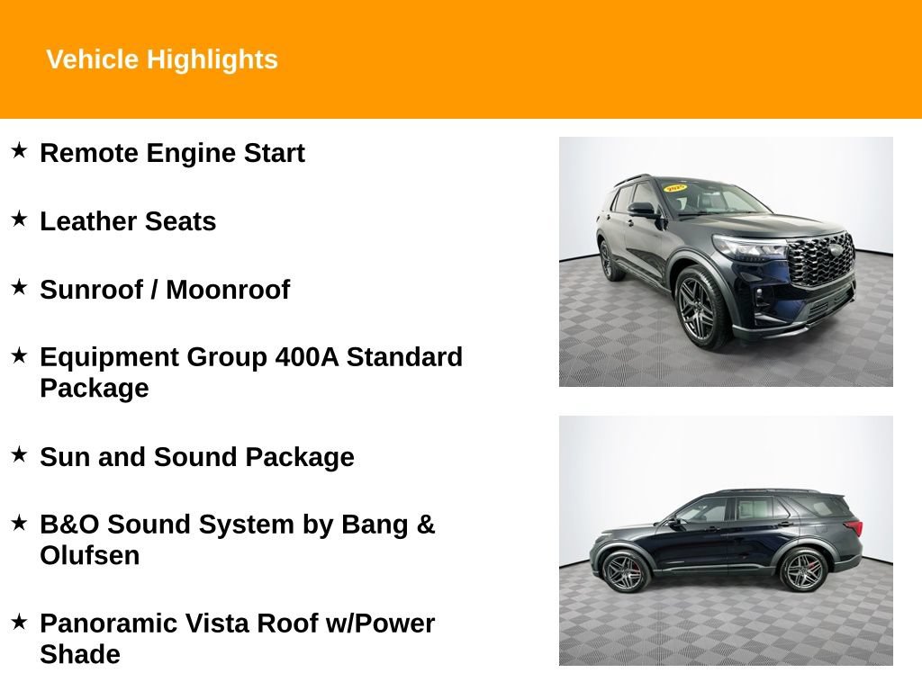 Used 2025 Ford Explorer ST w/ Sun And Sound Package AWD/4WD video 2