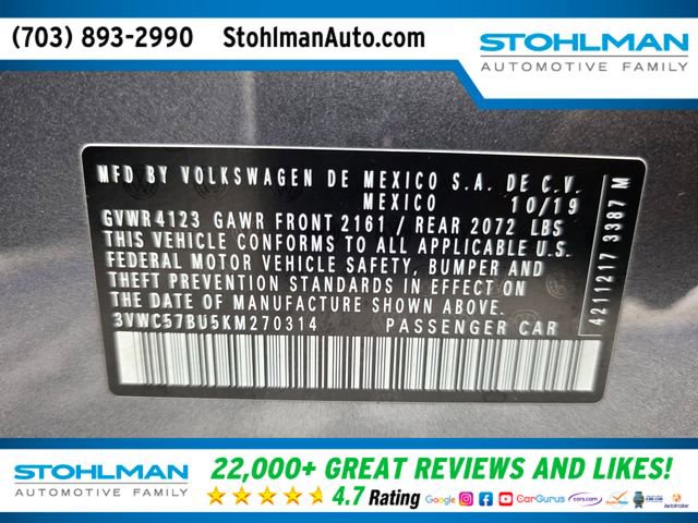 Used 2019 Volkswagen Jetta S w/ Driver Assistance Package FWD image 37
