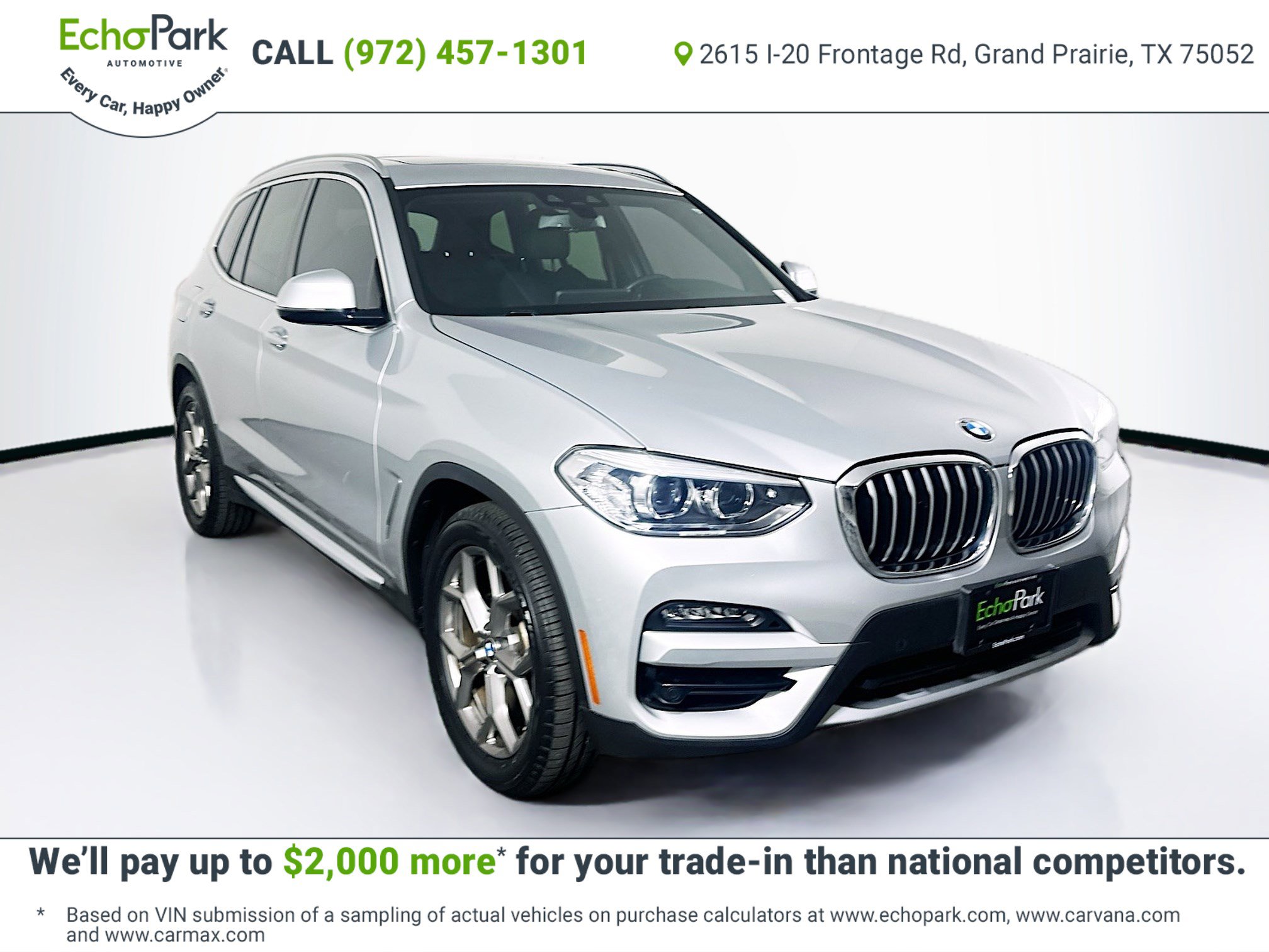 Used 2020 BMW X3 sDrive30i