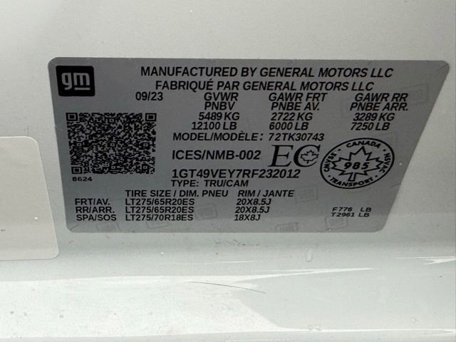 Used 2024 GMC Sierra 3500 AT4 w/ Technology Package image 45