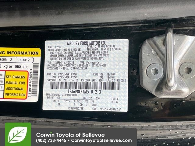 Used 2021 Ford Mustang GT w/ Enhanced Security Package image 23