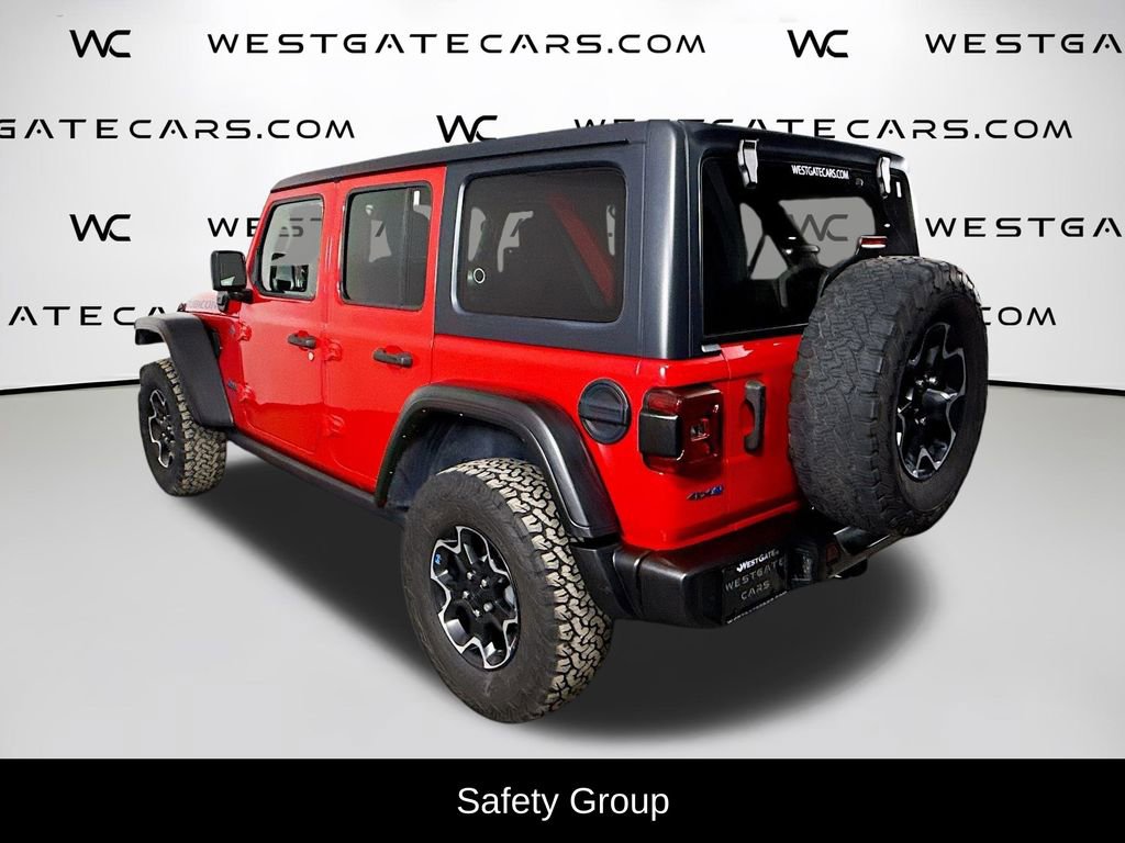 Used 2022 Jeep Wrangler Unlimited Rubicon 4xe w/ Safety Group image 5