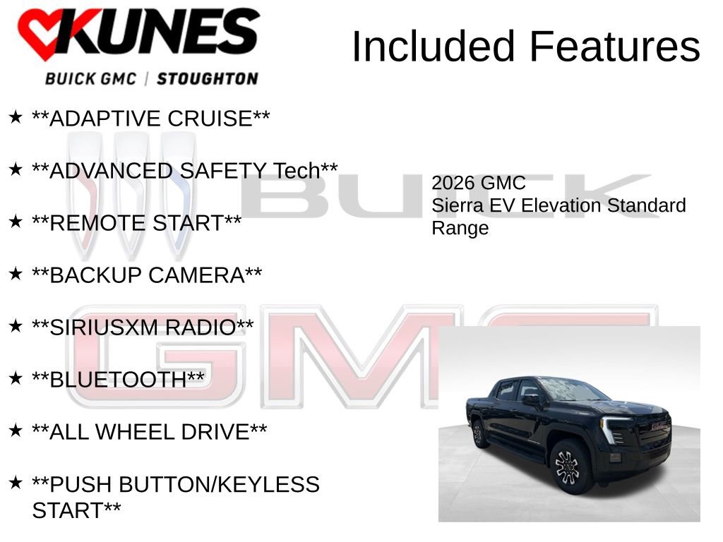 New 2026 GMC Sierra EV Elevation image 2