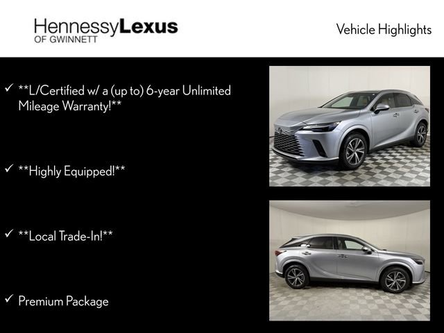 Used 2025 Lexus RX 350 Premium w/ Accessory Package (Z1) image 12