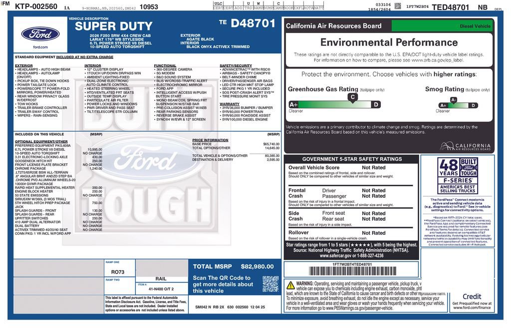 New 2026 Ford F250 Lariat w/ Chrome Package image 10