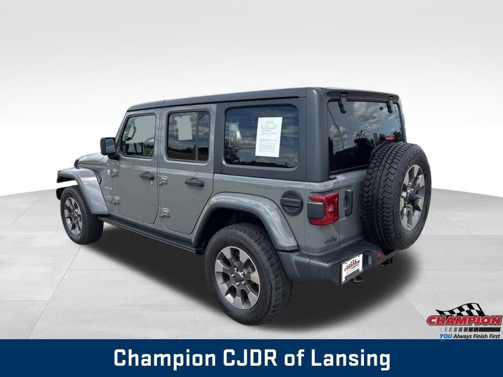 Used 2021 Jeep Wrangler Unlimited Sahara w/ Uconnect 4C Nav & Sound Group image 8