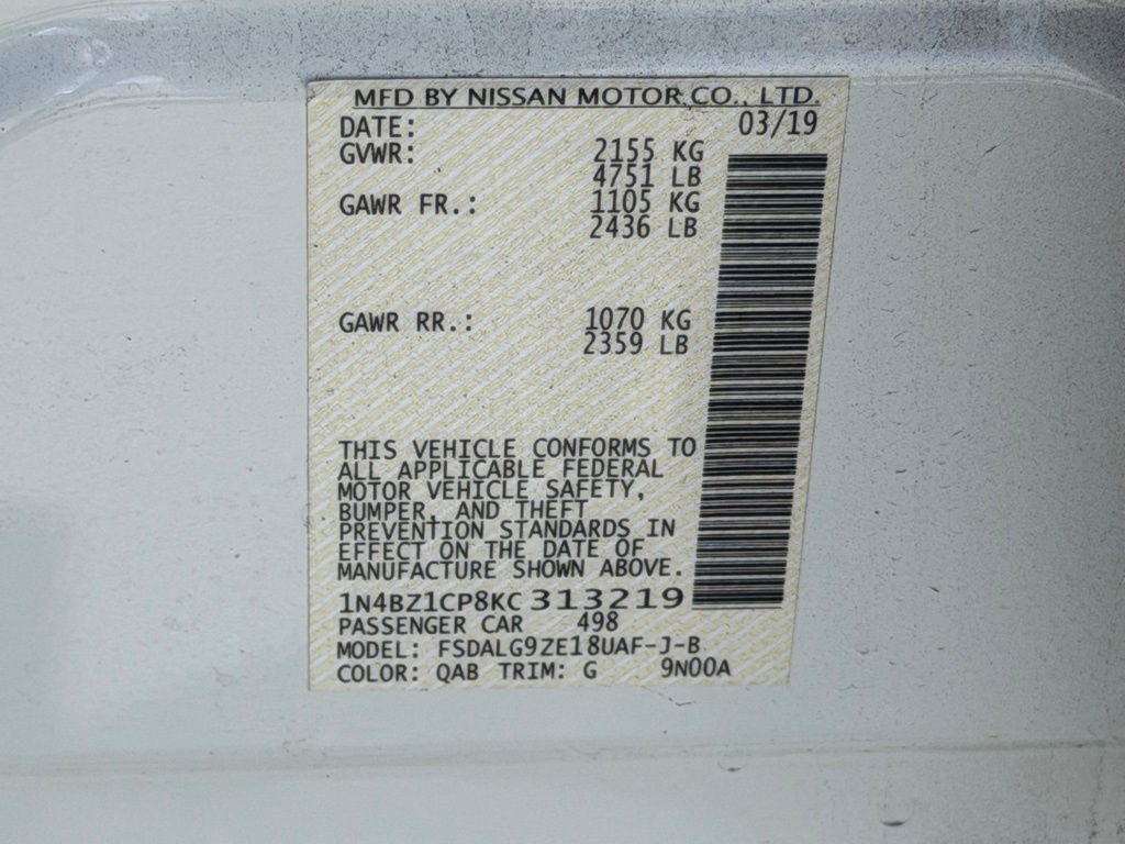 Used 2019 Nissan Leaf SL Plus w/ Protection Package FWD image 26