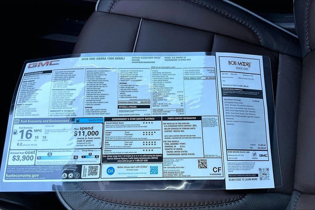 New 2026 GMC Sierra 1500 Denali AWD/4WD image 13