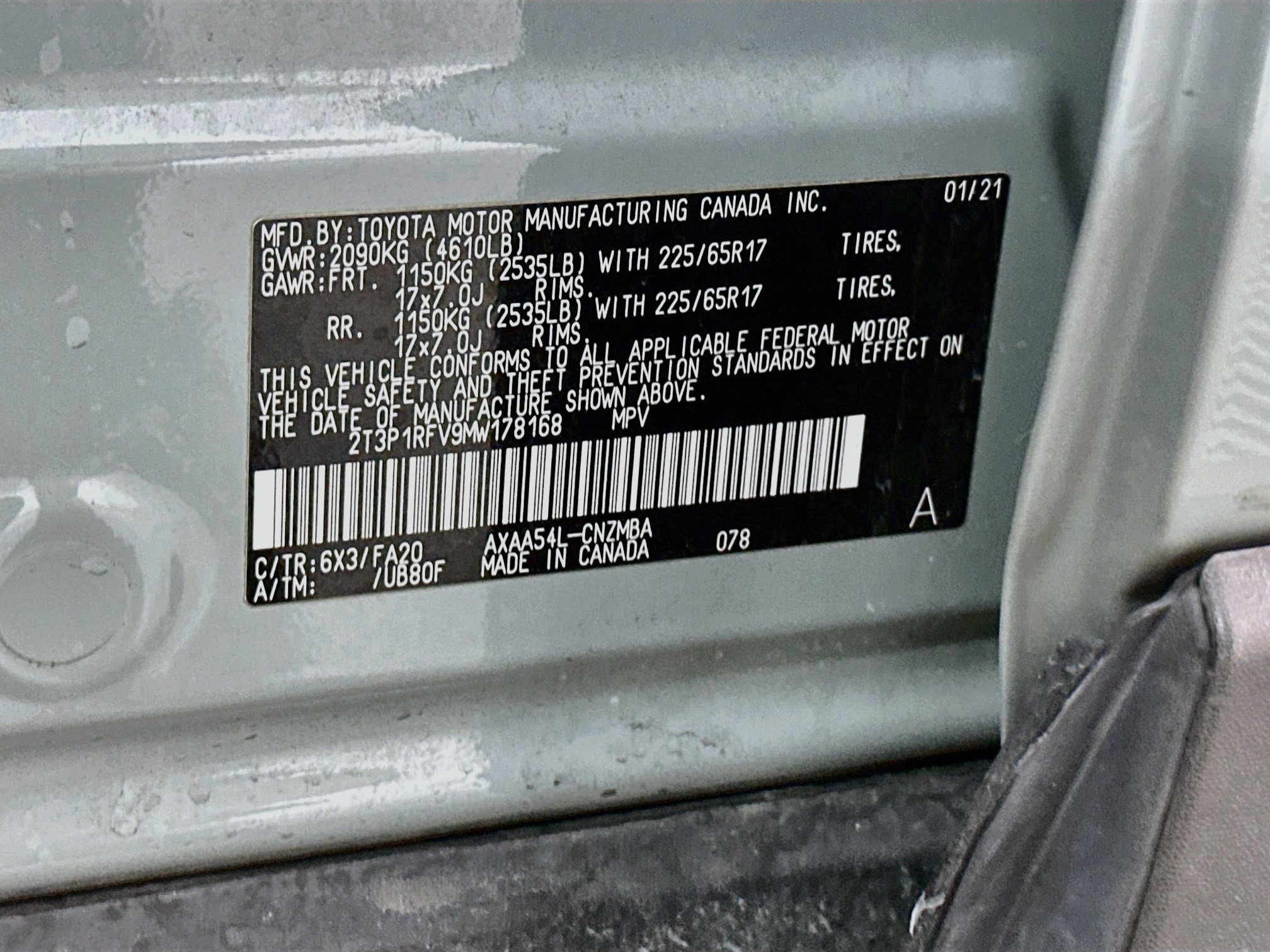 Used 2021 Toyota RAV4 XLE AWD/4WD image 12
