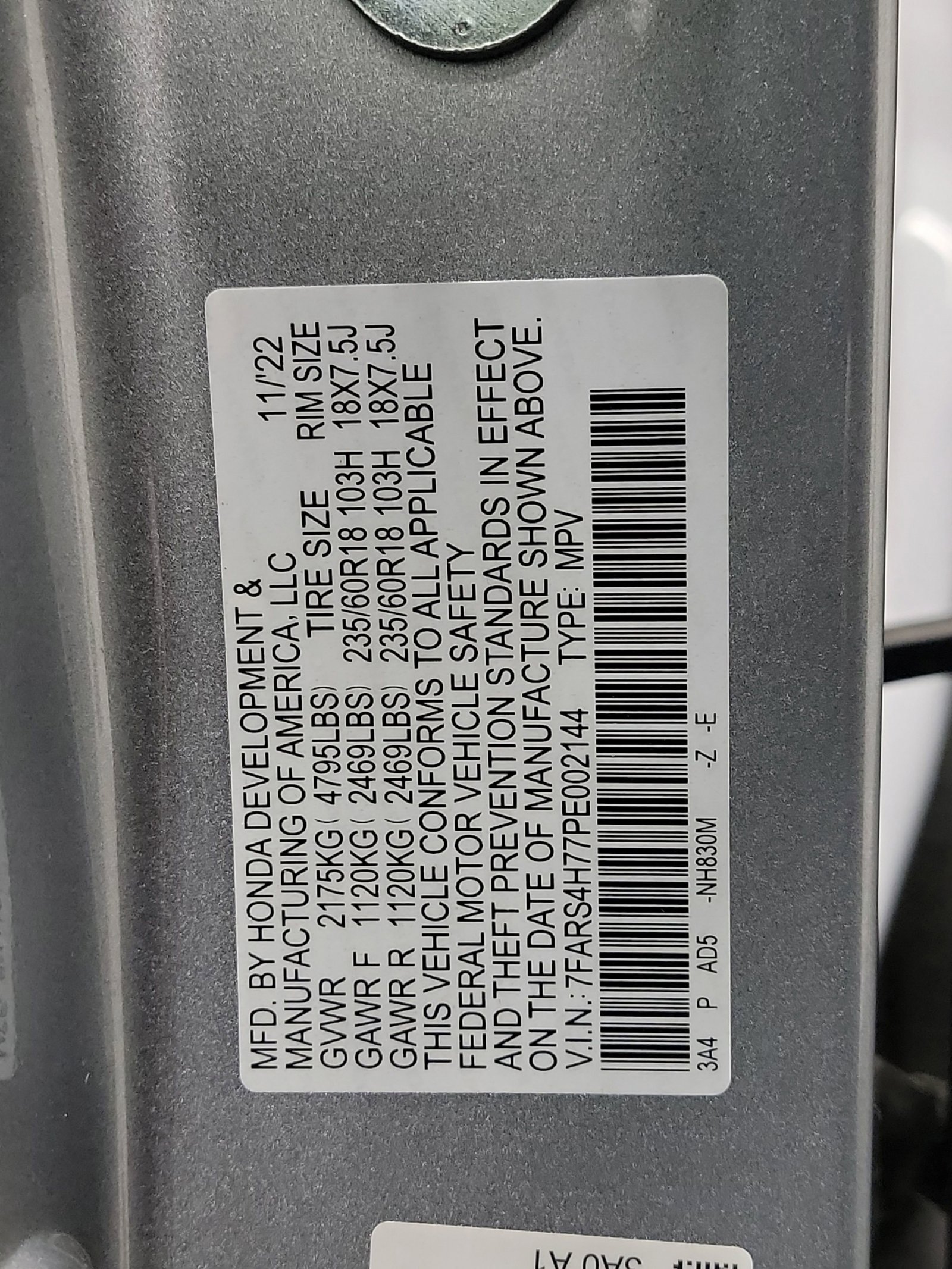 Certified 2023 Honda CR-V EX-L image 33