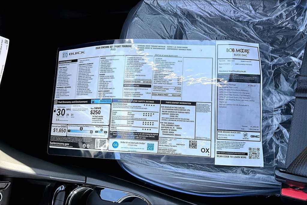 New 2026 Buick Encore GX Sport Touring w/ Comfort Package image 13