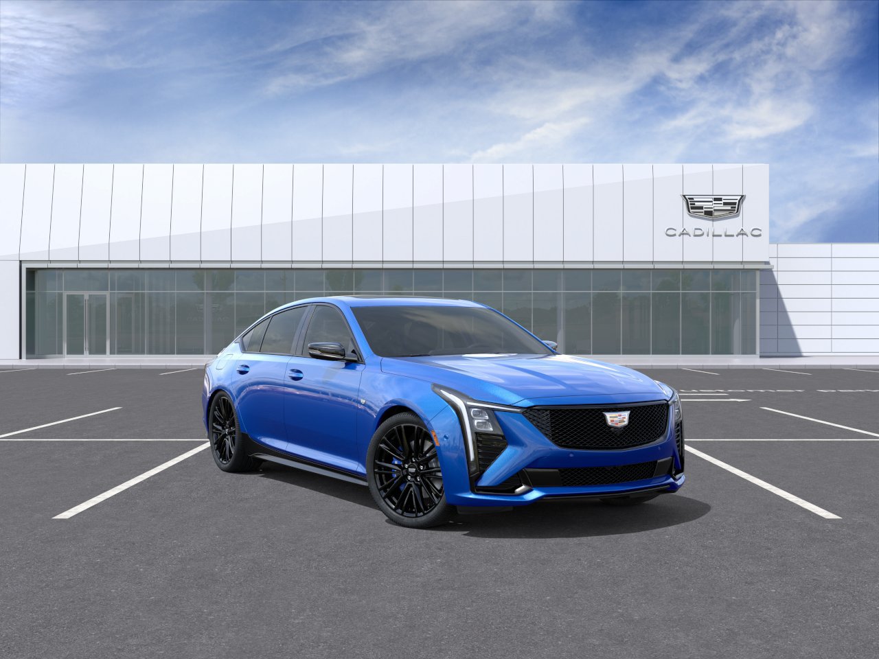 New 2026 Cadillac CT5 Sport w/ LPO, ONYX Package RWD image 2