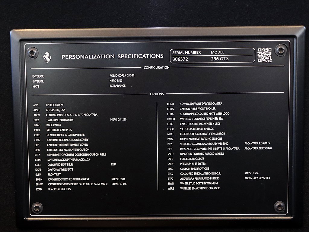 Certified 2024 Ferrari 296 GTS image 67